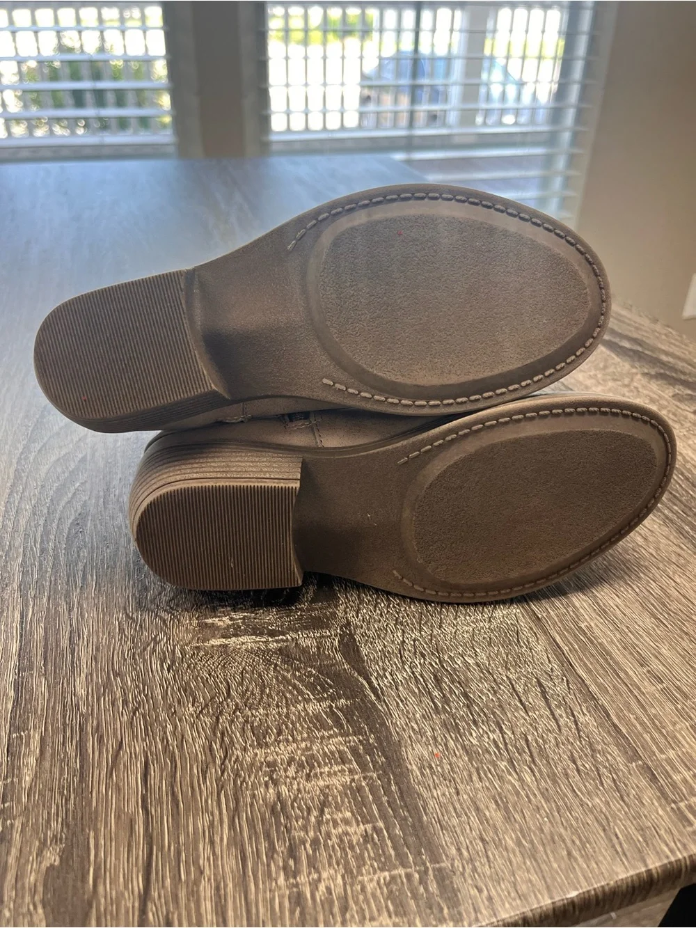 Kohl's Taupe Bow Ankle Boots for Kids
